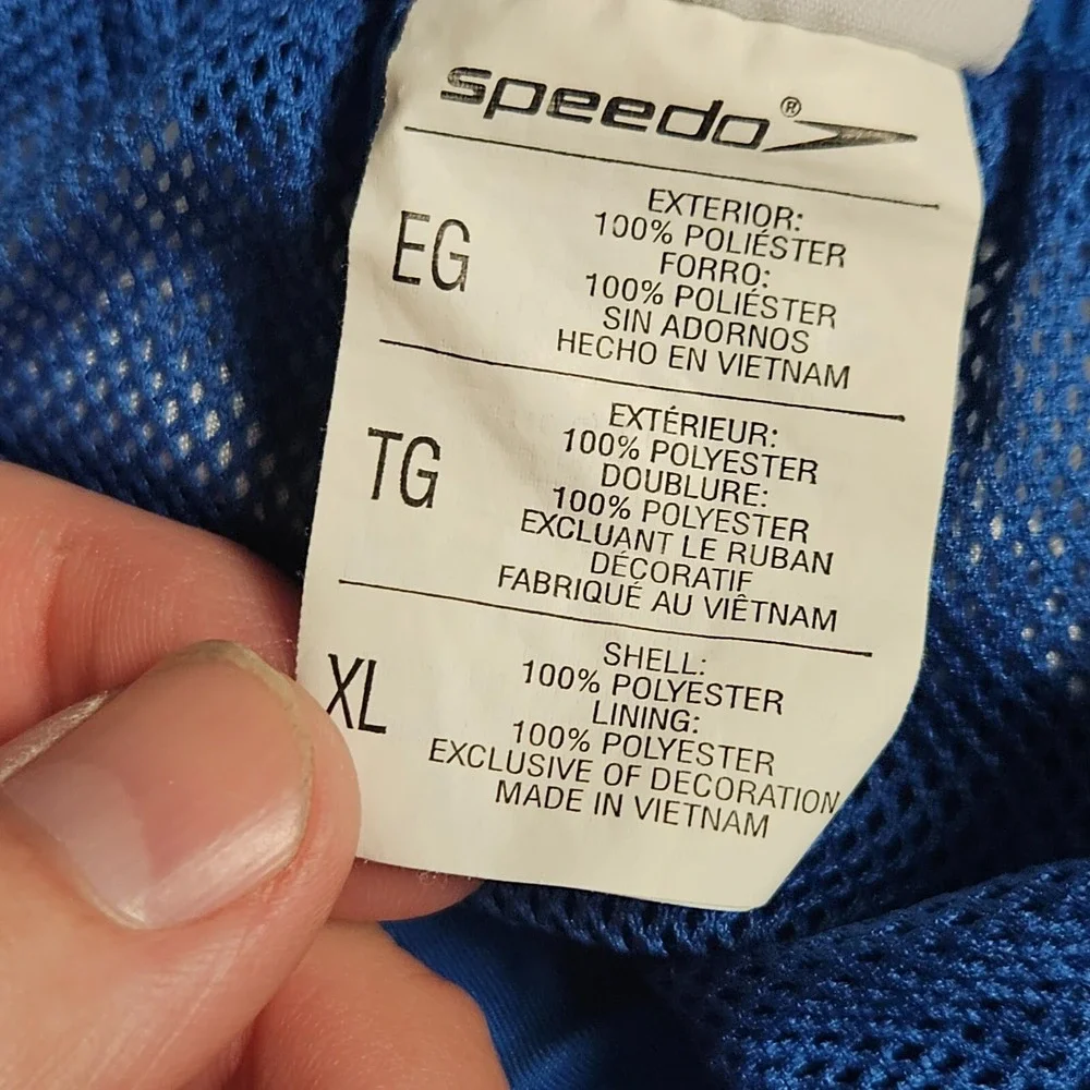 Speedo Etched Island E Board Trunks Swim Shorts‎ XL Polyester Surf Beach Summer